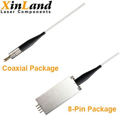 405nm 15-80mW PMF 단일모드 섬유는 레이저 다이오드를 PD TEC 선택적 Coaxial/8-Pin 패키지와 결부시켰습니다