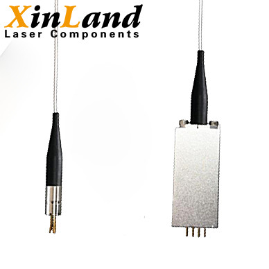 445nm 15-40mW PMF 3 um 섬유심 섬유 연결된 레이저 다이오드 Coaxial/8-Pin 패키지