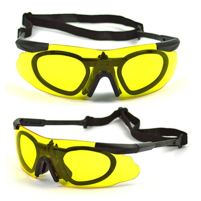 노란 렌즈 군 탄도 안경 군 처방 안경