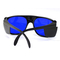 650nm 푸른 렌즈 레이저 보호 안경 적신호 블로킹 보호 안경은 주문 제작된 로고 할 수있